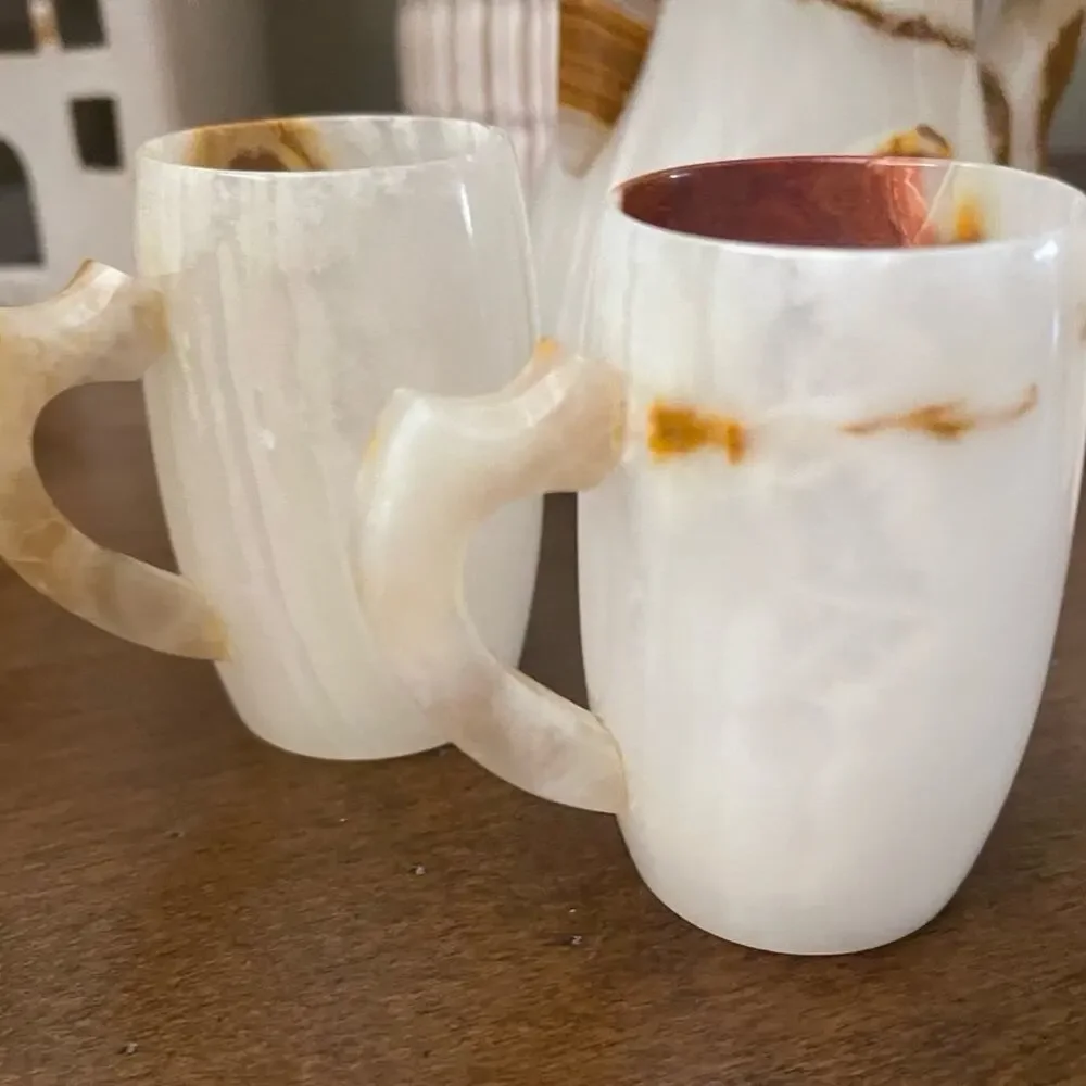 Vintage Onyx turkish tea set for 6